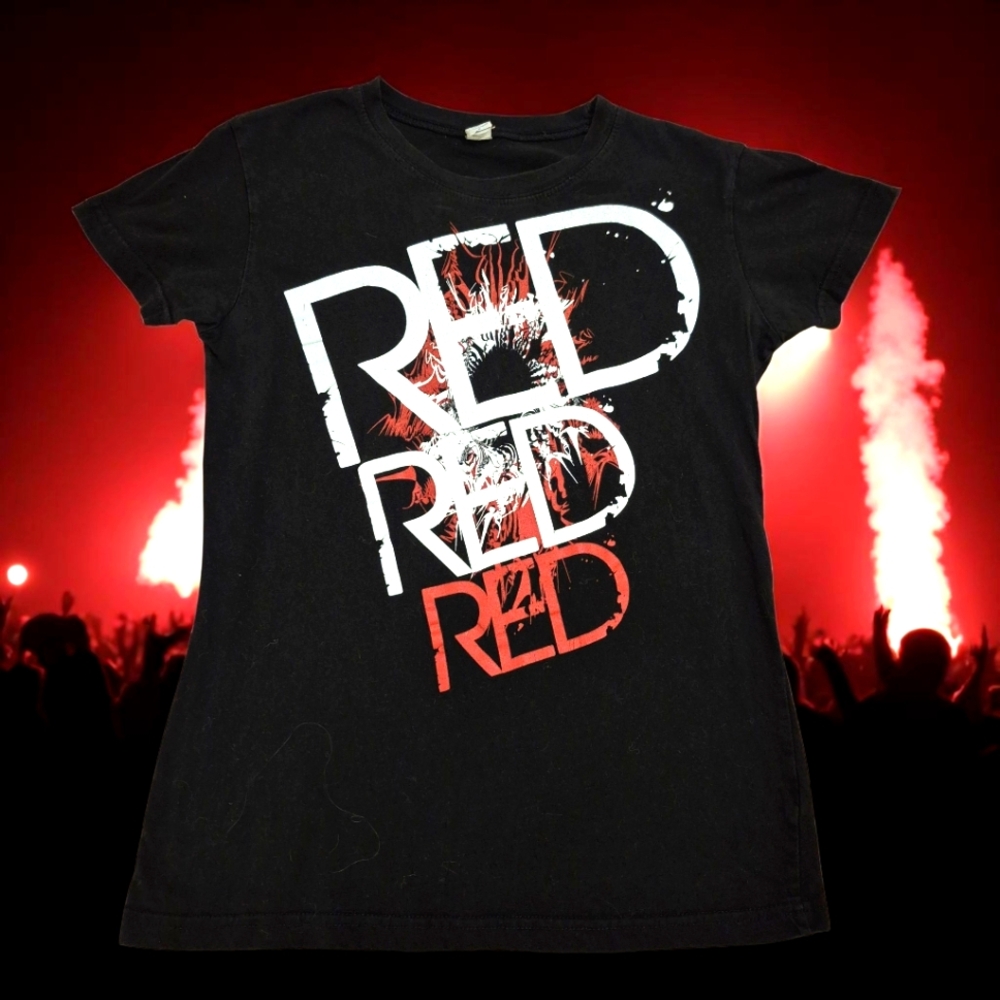 Red Christain Rock Band Concert T-shirt